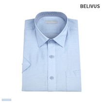 빌리버스 남자 반팔 와이 셔츠 BSV096 무지 일반핏 카라 남방