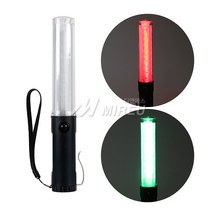 4기능 경광봉 적색 녹색 LED 신호봉 적녹색경광봉 26cm, 단품