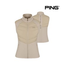 [핑골프(P)] 핑 여성 하이브리드 구스다운패치 베스트 P121B3JV471_BG