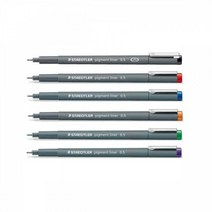 QVU824968스테들러 피그먼트 라이너 308 라인펜 얇은펜 망가펜, 1.0mm / 블랙