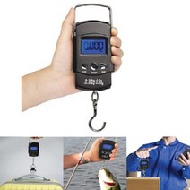 다파요 1P 2P 휴대용 디지털 전자 저울 물고기 측정 루어낚시 계측기 택배 무게 각종 무게재기 낚시 고리 손저울 캐리어