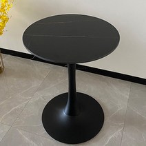 인조 대리석 상판 테이블 식탁 600 700 사각 원형, E 80cm