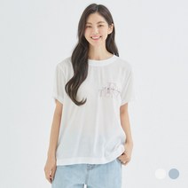 [클라비스] 왼가 FG 우븐 티블라우스 (2colors) CVHWB2605Q
