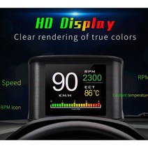 hud 헤드업 디스플레이 스포티지 쏘렌토 그랜저 올뉴 카니발 더뉴 말리부 HUD 14, P10 OBD 게이지