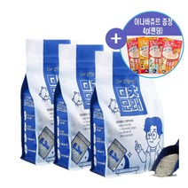 수의사가 만든 먼지없는 미친모래 6.3kgx3개(1box~4box) +이나바츄르 4p증정 ㅁㅊ고양이 벤토나이트모래, 3개, 6.3kg