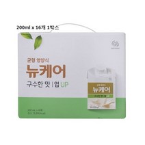 뉴케어 구수한맛 200ml x 16팩 / 선물용 선물포장 가장친숙한맛 완전균형영양식 식사대용식, 4박스, 200mlx16개
