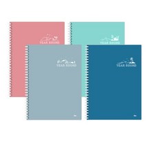 VJSLVKSL 학생 PP커버 직장인 스프링 노트 인덱스 공책 필기 재고801EA, 퍼니파니쿠팡 민트