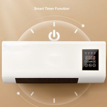 온풍기 휴대용 벽걸이 에어컨 히터 욕실 침실용 온수 선풍기 EU 플러그 220V, 한개옵션0
