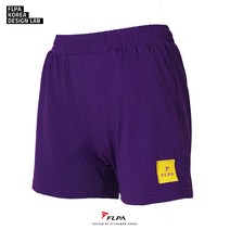 플파 컬러 팬츠 퍼플 Purple 반바지 남여공용 배드민턴 의류 탁구 스쿼시 배구 농구