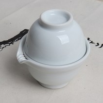 백자 여행다기 찻잔 녹차잔