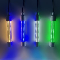 16W 수중 전자집어등 만들기 144개 고휘도 LED 방짜 풀치 갈치 볼락 줄보기캐미, 물고기 수집LED 램프 1세트(그린)