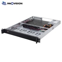 세련된 알루미늄 전면 패널 1U 랙 마운트 서버 섀시 650MM 깊이 산업용 케이스 지원 E-ATX 12x13 마더 보드, 01 Empty Case
