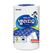 모나리자 퍼펙트 쿠션 벨라지오 키친타올 2겹 160매, 1롤, 5팩