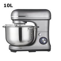 스탠드믹서기 스탠드블랜더상업용 반죽 믹서 2000W 전원 10L 대용량 요리사 기계 220V/110V, 01 라이트 그레이_04 UK