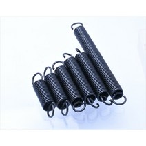 태엽 스프링 인장 볼트 코일 금형 스파이럴 대형 용수철 오픈 후크 풀백 장력 연장 드래프트 와이어 직경 2.5mm 외경 20mm, 70mm1개