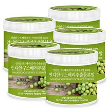 푸른들판 인디안 구스베리 인도 암라 열매 비타민C 추출물 분말 가루 100% 파우더 인디언구스베리 과일 추출 indian gooseberry amla, 5통, 190g