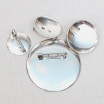 펠트친구 원형핀(8개)/브로치핀/장식용핀/일자핀/원형핀/부자재, 18mm