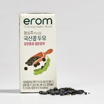 [이롬] 황성주 검은콩과 검은참깨 두유 190ml*60팩, 단일옵션