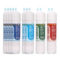 한샘 비츠 FW-520S 고품질 정수기 필터 호환 1년관리세트, 선택02_11인치 한방향 1년세트(4+2+1+1)