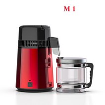 커피 필터 4l 순수 증류기 치과 증류수 기계 스테인레스 스틸 750w 전기 증류 정수기 주전자 110v 220v, 220v-240v, 영국, 레드 m 1