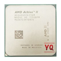 AMD Athlon II X2 260u 1.8 GHz 듀얼 코어 CPU 프로세서 AD260USCK23GM 소켓 AM3 중고