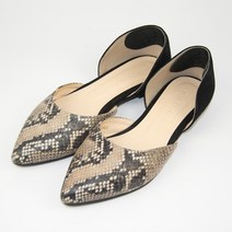 280.shoe fittermarco 사이드오픈 플랫슈즈/중고/여성