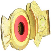 Velvac 035032 Iron Emergency Gladhand with Red Polyurethane Seal null, 1, Velvac 035032 Iron Emergency G