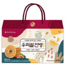 신화당 우리쌀 전병 세트 648g, 흑임자 36g x 6p + 파래 36g x 6p + 아몬드 36g x 6p, 4세트