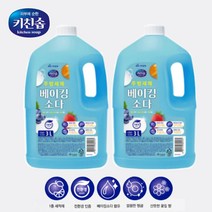 [ 1종세척제 ] 무궁화 친환경 베이킹소다 순한 주방 세제, 베이킹소다3L x 2개