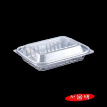 KS-0913-1 일회용 반찬포장 샐러드포장 100세트, 블랙