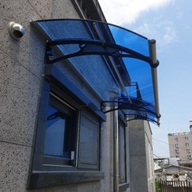 캐노픽스 1000x2000 처마차양 비가림 비막이 상가캐노피 가림막시설 비가림막 어닝 렉산, 렉산_블루/브라켓_블랙/파이프_블랙