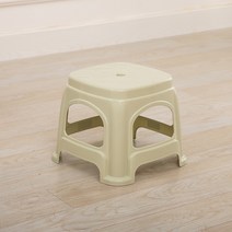 식탁 걸상 플라스틱 걸상 가정용 거실 두껍게 성인 경제형 삭재의자 등자 높은 걸상 고무 높은 걸상, 색깔1, 하나