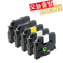 브라더 PT-P300BT PT-D600 PT-P700 PT-P900W PT-D200 라벨지 라벨테이프 라벨프린터기 호환, 노랑바탕/검정글자 (TZe-621), 9mm