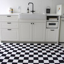 체크주방매트 드레스룸 거실 식탁러그 국내생산