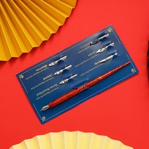 만년필파우치 나무 만년필 서예 홀더 6 펜촉 스케치 드로잉 키트 펜, 15 14, 한개옵션1