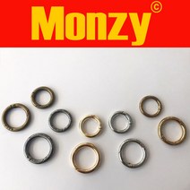 monzy 개폐오링 키오링 원터치오링 열쇠고리 악세서리 연결고리, 니켈(대사이즈)
