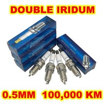 점화플러그 교체 호환 부품IKR7D VXU22 용 4pcs 이중 이리듐 점화 플러그 D-4759 IRIMAC8 DCPR7EIX 3144 할, 02 double iridium