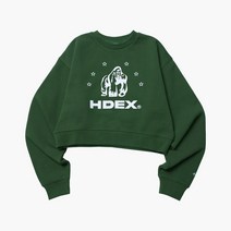 HDEX 빅 스타 크롭 맨투맨 3 color