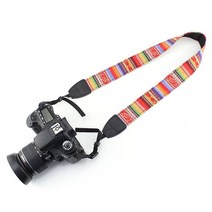 DSLR 카메라 빈티지 패턴 넥 스트랩 캐논 니콘 펜탁스, 1