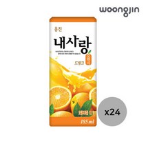 웅진 내사랑 오렌지드링크 185ml x 24팩, 내사랑 오렌지드링크 185ml x 24