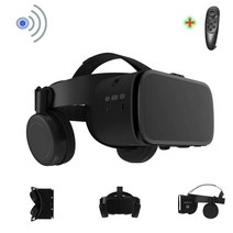 VR Goggles for iPhone 호환 and Android Phones 3D Virtual Reality Vr Headset/Glasses with Wireless Head, Black