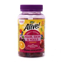 네이쳐스 웨이 얼라이브 헤어 스킨 네일 위드 콜라겐(300mg) 60구미, 60개입, 1개