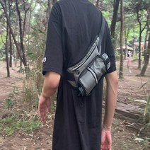 이그잼 남자 여자 초경량 스포츠 물병 힙색 가방 운동 조깅 산책 트래킹 등산 러닝 허리 방수 가방 백, 그레이