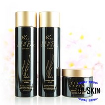 AHC 블랙 캐비어 3종 토너+로션+크림, 1개