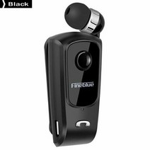 FineBlue F920 무선 블루투스 클립형 이어폰, 블랙