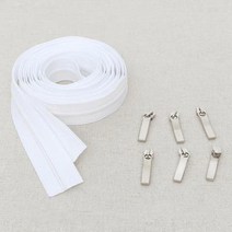 천고아 76-330 3호 홈패션용 롤지퍼_화이트