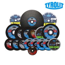 티롤릿 모음 절단석 연마석 옵셋 다이아몬드날 마른날 타일날 터보 4 5 7 14 16인치, 옵셋 4인치 (60#)
