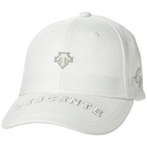 117946 DESCENTE DGCTJC00 여성용 골프 모자 흡수성 속건성 심플 다용도 클래식, 무료 크기, WH00(화이트)