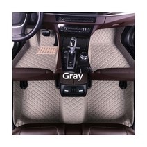 크라이슬러 300C (세단) 용 자동차 바닥 매트 2012 2013 2014 2015 2016 맞춤형 자동 발 패드 카펫 커버, Gray