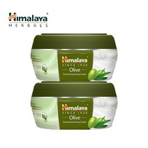 히말라야 올리브 수분 크림 150ml x2 개 인텐 시브 화장품 영양 보습 너리싱, 히말라야  올리브 수분크림 150ml x 2개